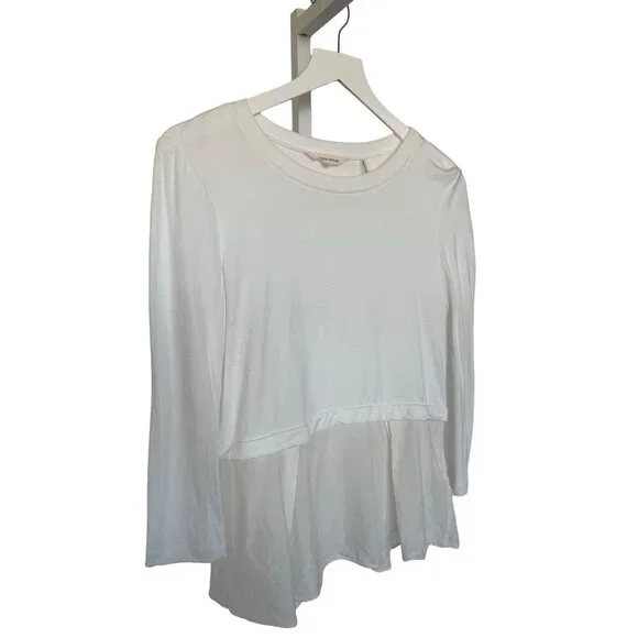 Rebecca Taylor Ivory Peplum Top - Picture 4 of 5